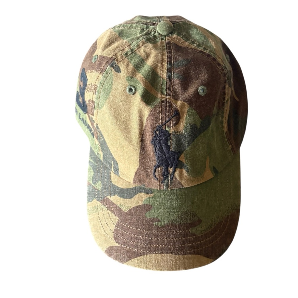 Polo Ralph Lauren Men’s Camouflage Baseball Cap Big Pony OS NWT - Picture 3 of 9